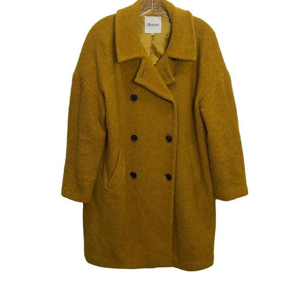 Madewell Jackets & Blazers - Madewell Bouclé Double-Breasted Coat size Medium